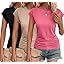 3pcs X-watermelon Red, Khaki, Black