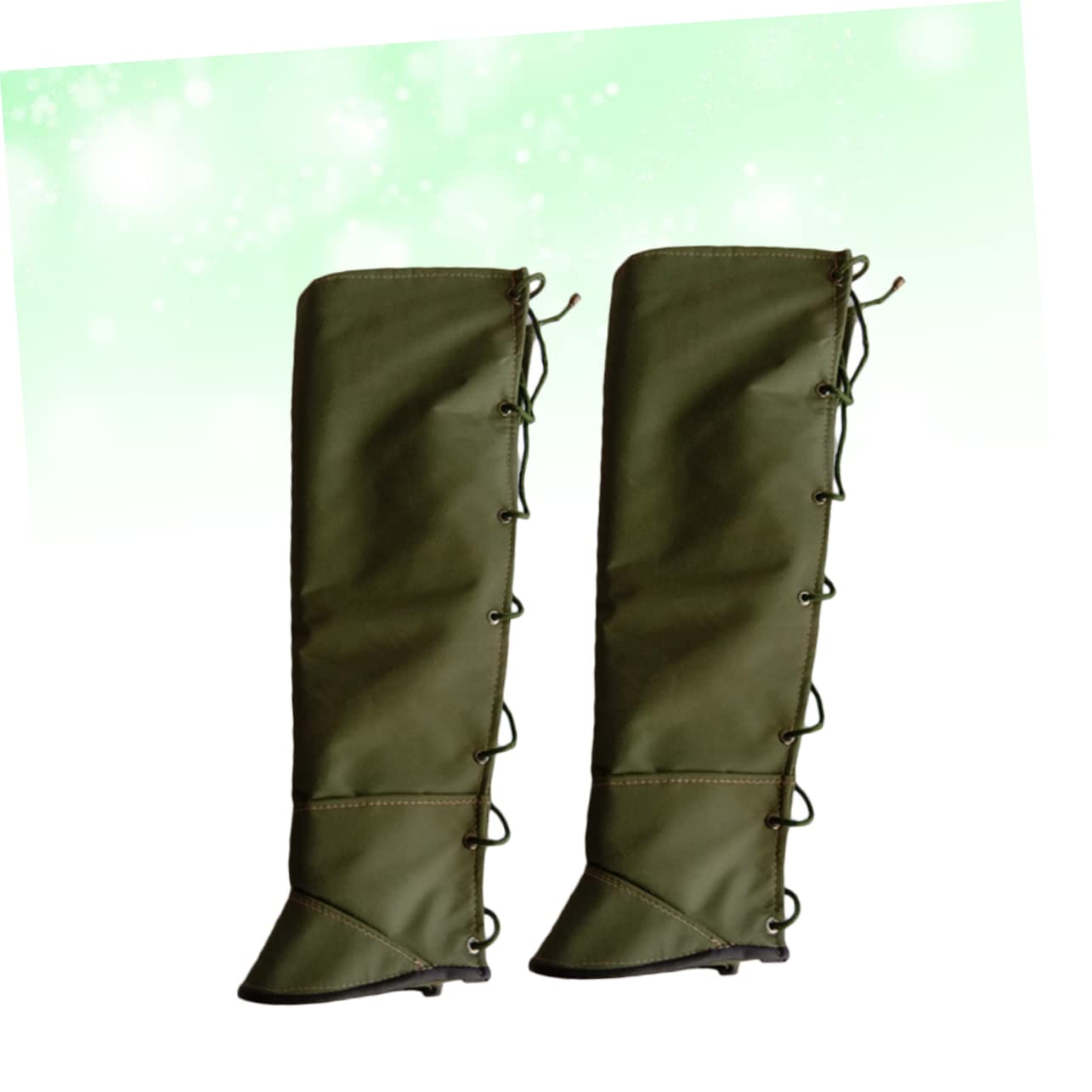 Protège-Jambes Extérieur Jungle Anti- Anti-Rayure en Toile Verte