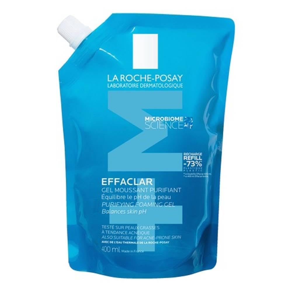 Effaclar Purifying Foaming Gel Cleanser: Anti-Breakout Facial Cleanser 400ml Refill Pouch