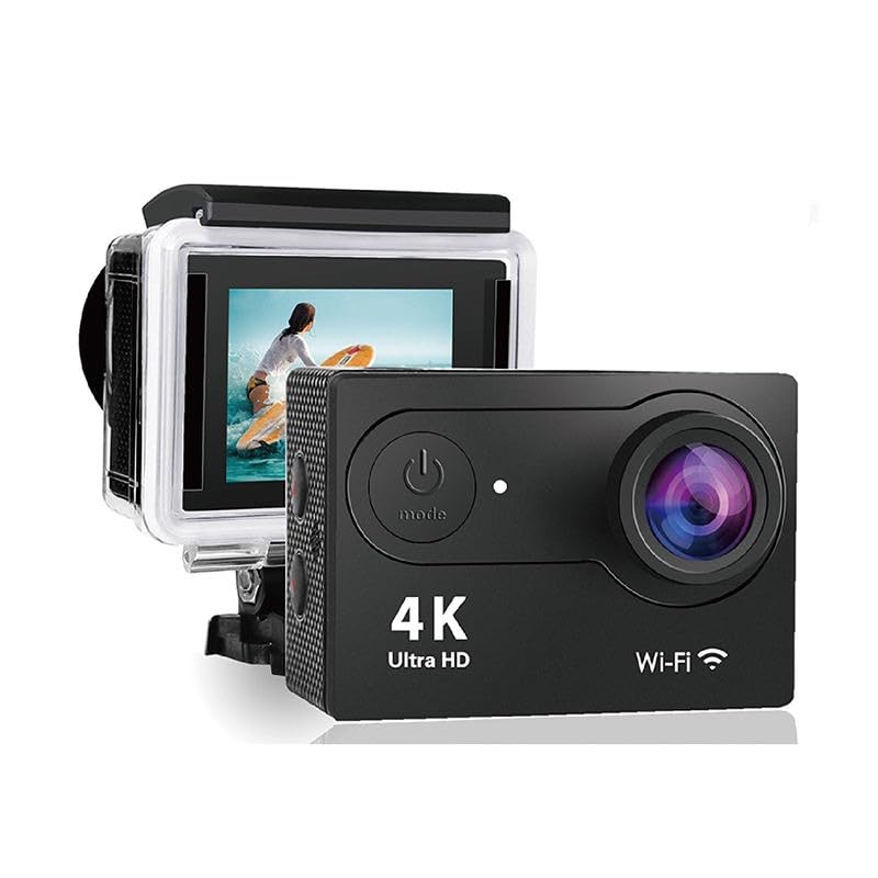 ROCKTECH UltraHD 4K Action Camera | Waterproof, WiFi, EIS | 170° Wide-Angle Lens | 24MP Photos | 4k @ 60fps Video| Vlogging, Motovlogging, Sports, YouTube,Bike & Helmet Camera-picture-25