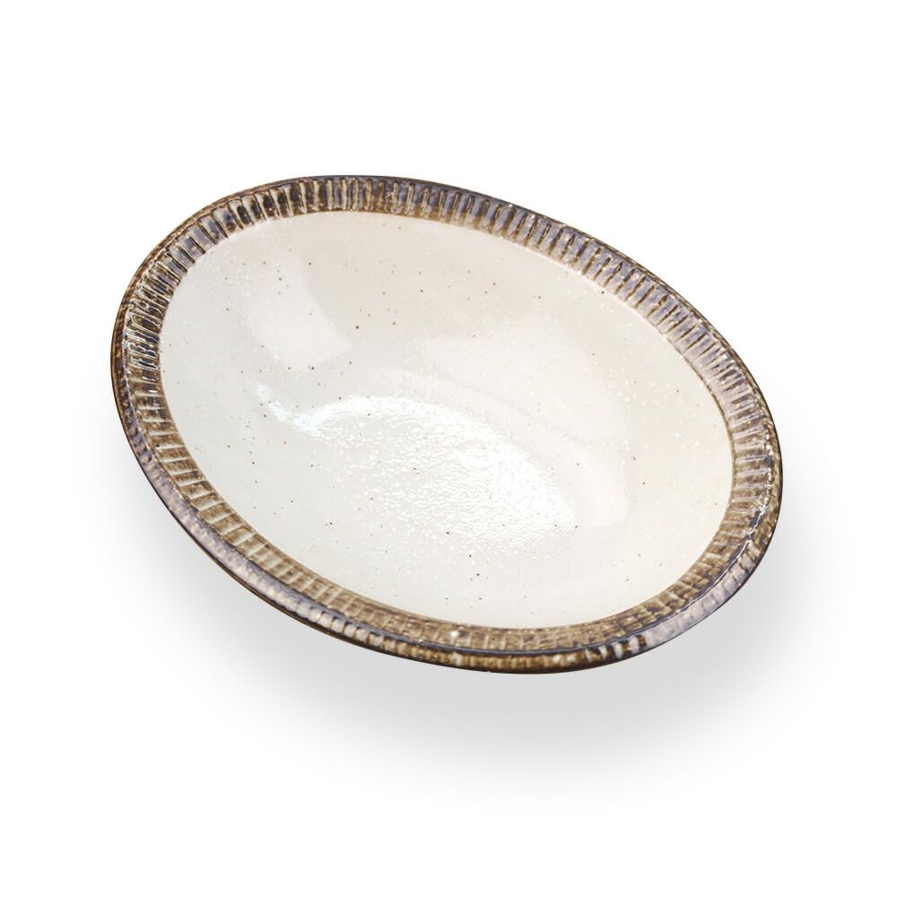 Amazon | K'sキッチン 楕円鉢 22.5cm 800cc 和食器 おしゃれ