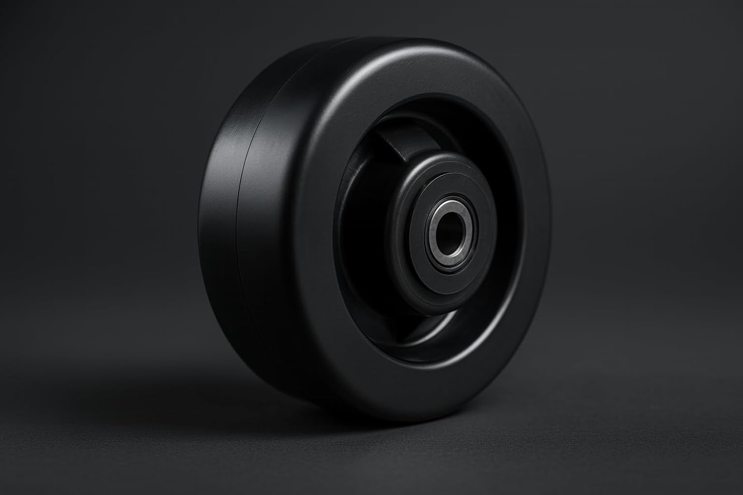 5"" x2 Phenolic Caster Wheel with Roller Bearing & Free 1/2"" Bushing, Support 1,000 lbs, Perfect for Industrial & Institutional Industries, DYI Projects (2)