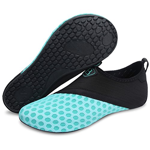 L-RUN Mens Water Sports Shoes Womens Quick-Dry Barefoot Aqua Socks for Swim Beach Pool Surf Yoga