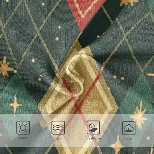 Soft Girls' Panties Breathable Underwear for Toddlers Christmas Plaid in Sizes 2T,3T, 4T, 5T, 6Y and 8Y3