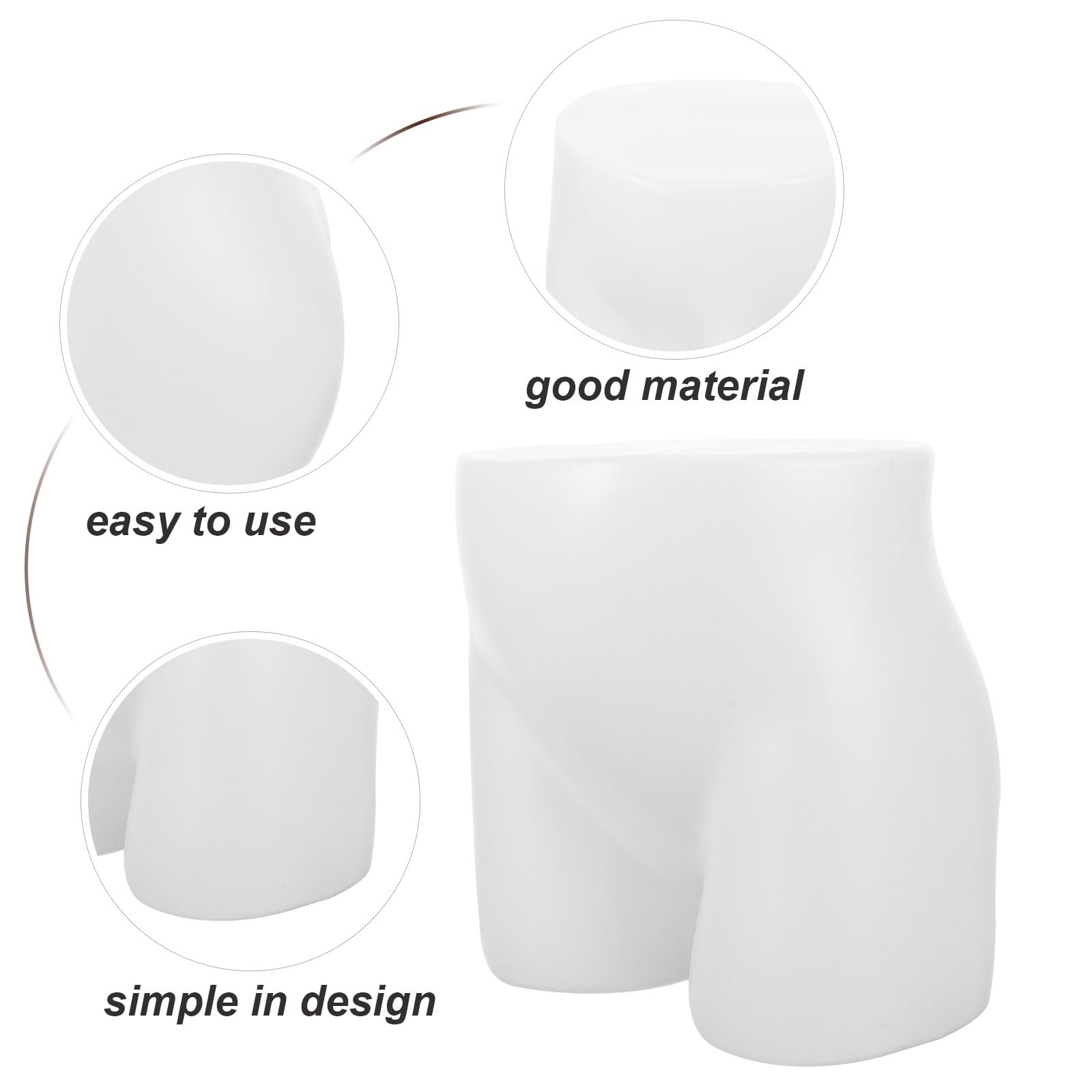 Zerodeko Mannequin de Présentation Hanches pour sous-Vêtements Garçon et Filles Garçon Fille Support Stable pour Magasins et Expositions