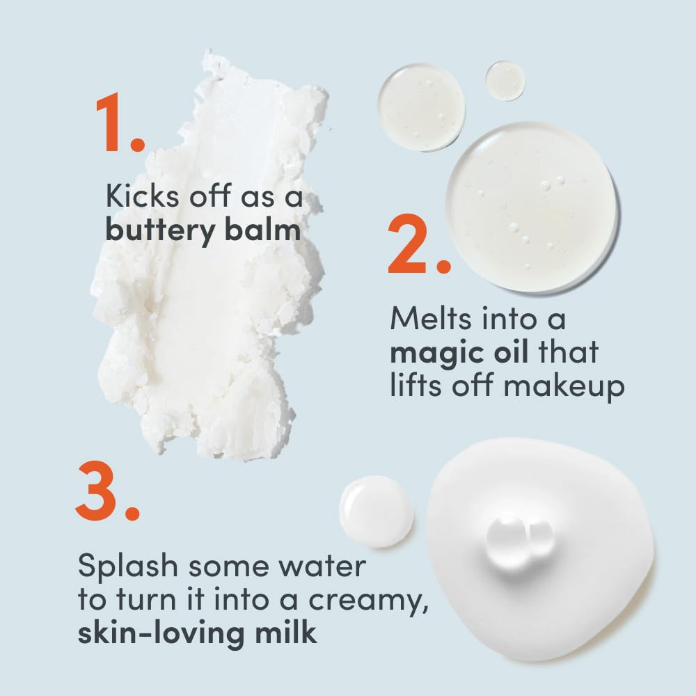 grüum 3-in-1 Melting Cleansing Balm 100ml, Makeup Remover Balm & Face Cleanser for Women - Image 4