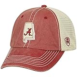 Top of the World Alabama Crimson Tide Men's Adjustable Off Road Mesh State Icon hat, Adjustable