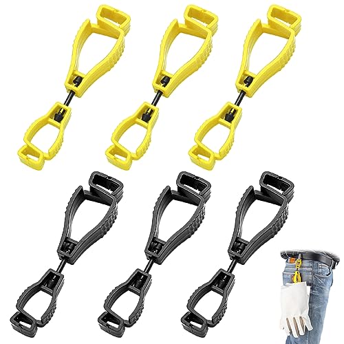 Nothers Zhioudz 6 Pieces Glove Clip Holder, Glove Holder Clip