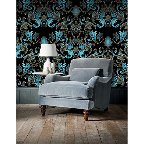 Papier Peint Magic-Stick Coloray Décoration Murale Baroque Luxe