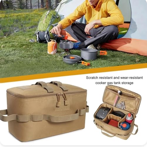 Foldable Camping Bag - Camping Utensils Bag Water Resistant Folding Outdoor Camping Storage Stove Canister Pot Cookware Utensils Organizer For Travel2