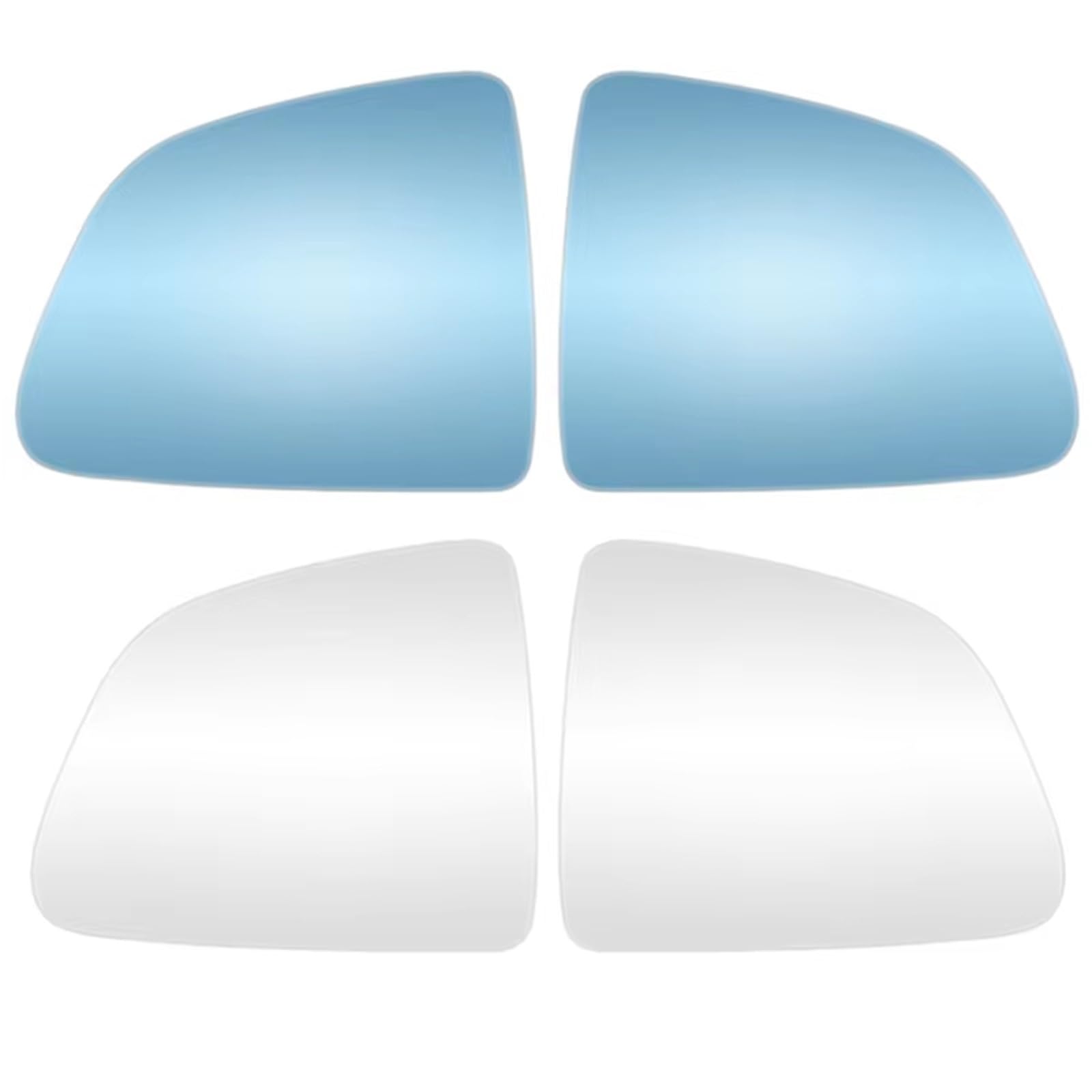 Vetro Specchietto 1 Paio Grandangolo Per Grande Visione Specchietto Retrovisore Riscaldamento Antiabbagliamento Per Tesla Per Modello M S 2024 retrovisore auto(Blue for M S 2024)