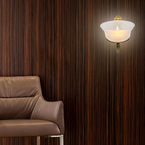 Image of WHITERAY Golden Antique Designer Imported Wall Light Wall lamp for Bedroom, Living Room,Kitchen, Bars, malls, Besides The Bed, Balcony Home Decoration (1112 (Single) with Bulb)