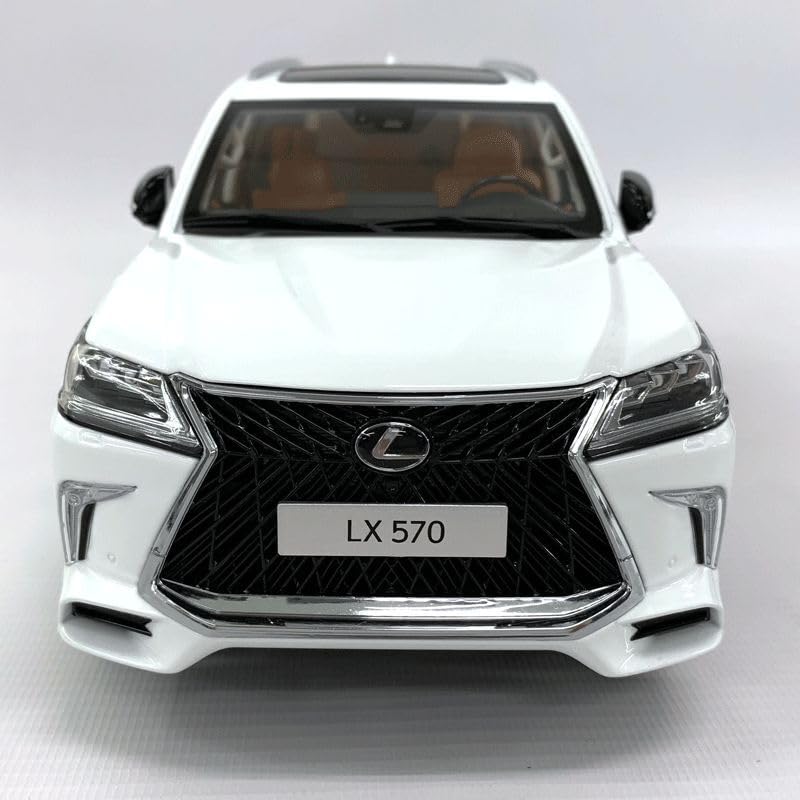 レクサス LX570 ホワイト LEXUS 1/18 LCDモデル 1/18 レクサス LX570 ホワイト