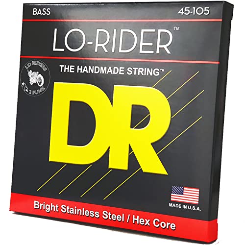 DR String MH-45 Low Rider Jeu de cordes pour guitare basse - Les Beatles, Paul McCartney, John Lennon, RIngo Starr, George Harrison DR String MH-45 Low Rider Jeu de cordes pour guitare basse – Image 3