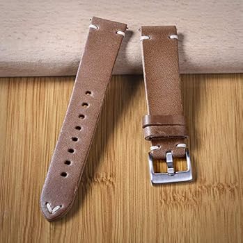 hor-218 HORWEENレザー ナチュラル 腕時計ベルト ラグ幅26mm hor-218 HORWEEN ダービー ナチュラル 腕時計ベルト (ラグ26mm