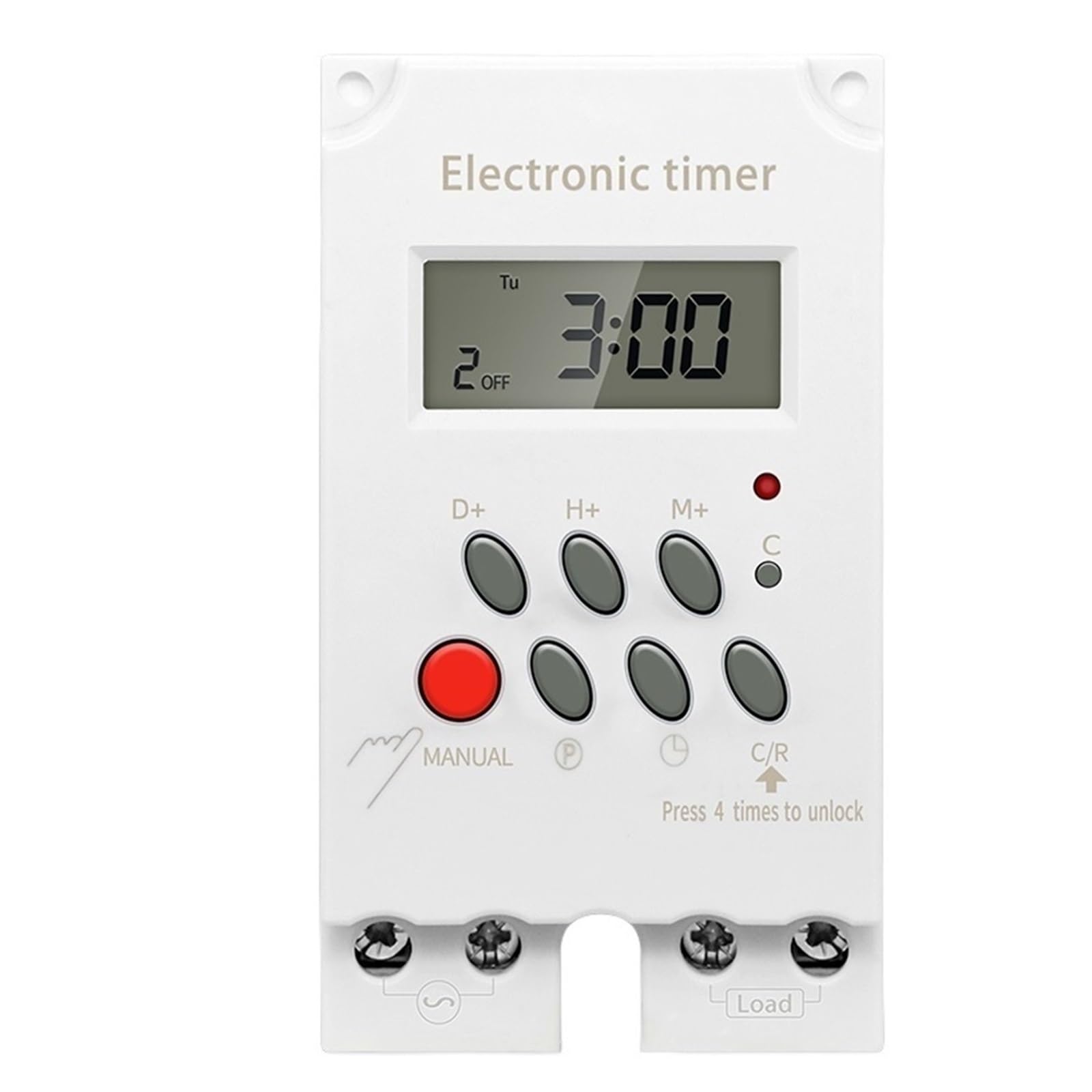 1PCS 220V Digital Timer Switch Time Relay Programmable Timer Controller KG316T-II