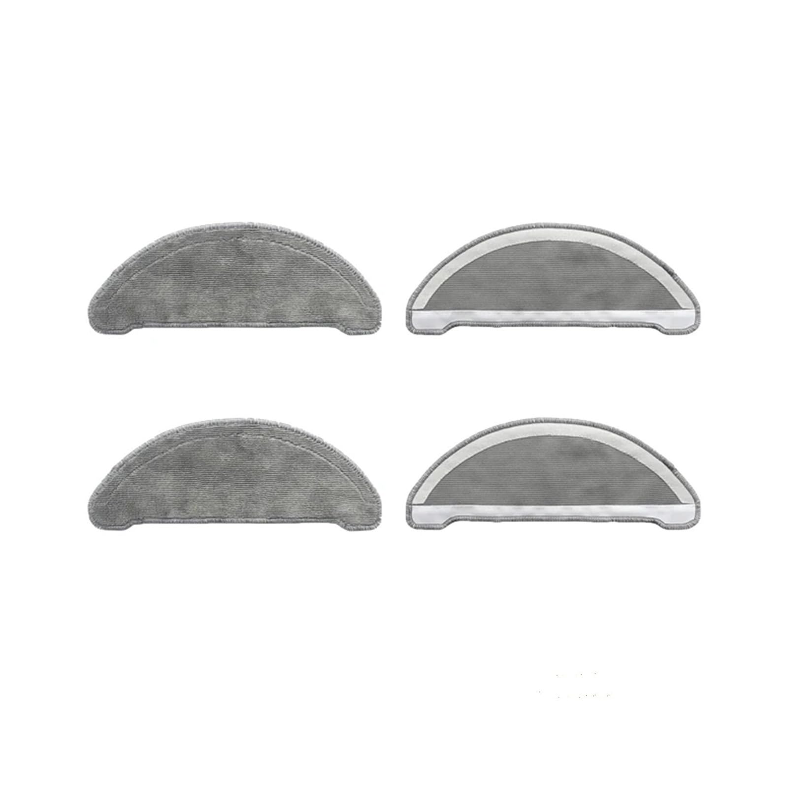 Compatible For XiaoMi ，Compatible For Roidmi Eve Plus Vacuum Cleaner Robot Replacement Spare Parts Mop Cloth Tray(4pcs)