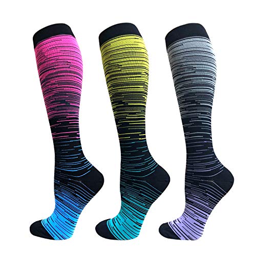 Compression Socks For Men & Women - 3/6 Pairs - Best Sports Socks