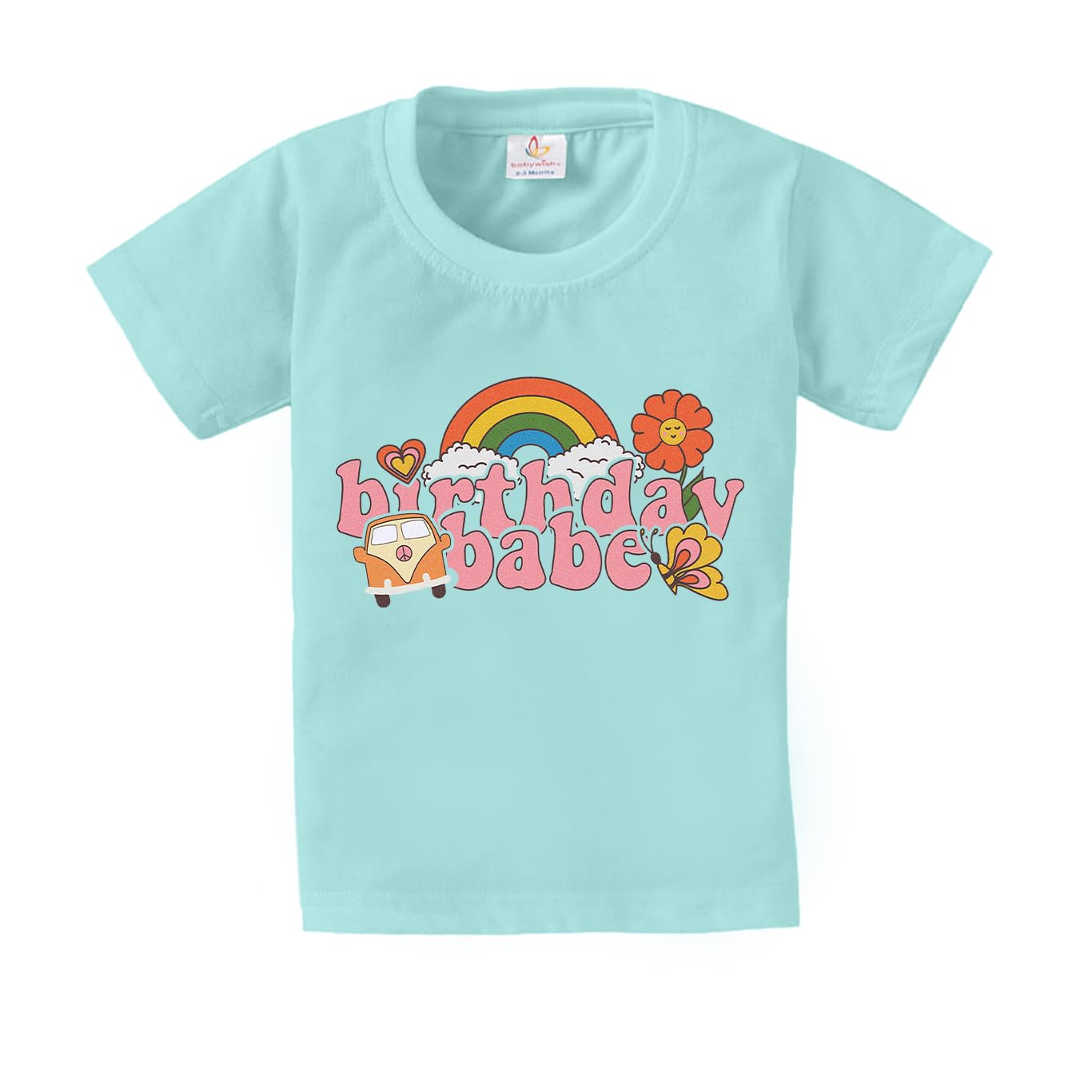 baby wishBirthday Milestone Dress for Boy’s and Girl’s birthday tshirt for kids Happy Birthday T-Shirts Half Sleeve Celebration birthday boy girl T-shirt Birthday Babe