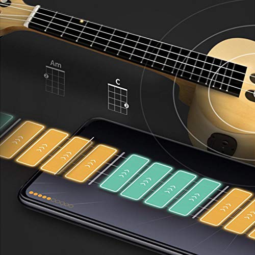 KEPOHK Guitare acoustique 4 cordes en bois d’épicéa de concert intelligent de 23 pouces avec l’enseignement de l… - Les Beatles, Paul McCartney, John Lennon, RIngo Starr, George Harrison KEPOHK Guitare acoustique 4 cordes en bois d'épicéa de concert intelligent de 23 pouces avec l'enseignement de l… – Image 8