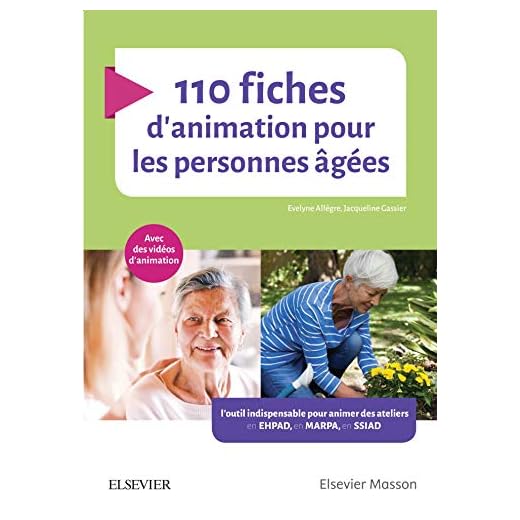 110 fiches d'animation pour les personnes âgées: Avec des vidéos d'animation