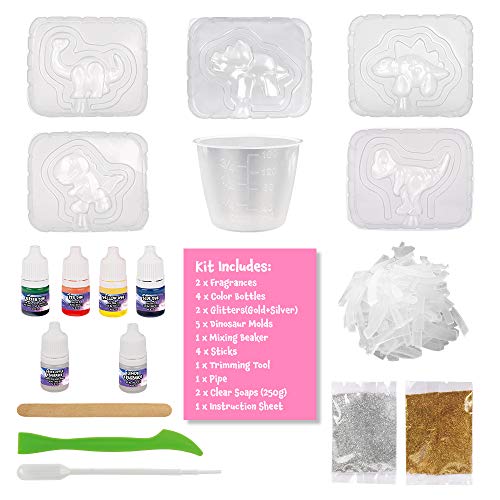 Dr. Daz Make Your Dino Soap Dinosaurier Seifenherstellung Set Kinder Seife Selber Machen Herstellen Set Seifen Gießen… – Bild 8