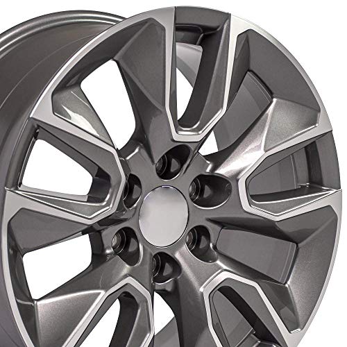 Front Park Assist Indicates Object Detected When In A Reverse Turn With Wheels Turned At Or Near Lock - 2016-2017 Cadillac CT6 6 OE Wheels CV32 20 Inch Rim Fits Silverado 1500 RST Style 6x139.7 20x9 Gloss Gunmetal Machined - Hollander 5916 (1)
