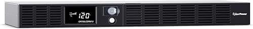 Vista 3 de CyberPower OR700LCDRM1U Smart App UPS Batería de reserva LCD y protector de sobretensión, 700VA/400W, 6 tomas de salida, AVR, montaje en rack 1U