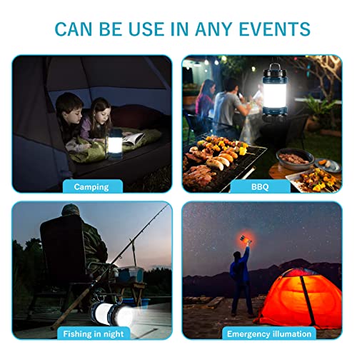 ELUTENG Lanterna Torcia LED Lanterna da campeggio