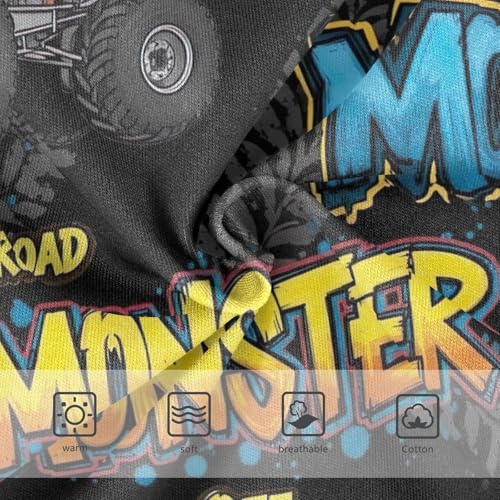 Blue Monster Trucks Cool Toddler Underwear, Panties for Girls, 2T–8 Years3