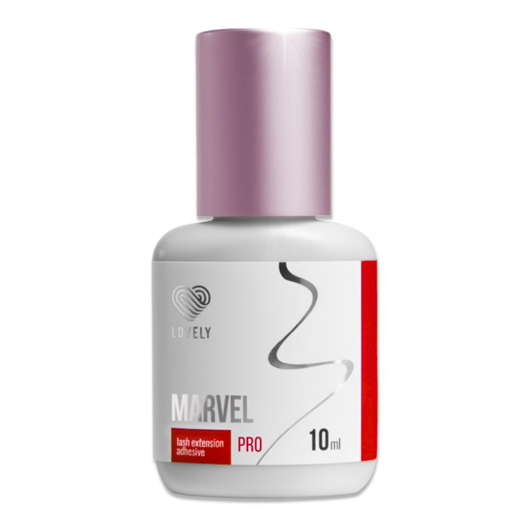 Colla per ciglia LOVELY MARVEL (10ml, colore: NERO) colla rapida, tempo di asciugatura: 1 secondo, adesione di 8 settimane, basso sviluppo di vapore, molto forte