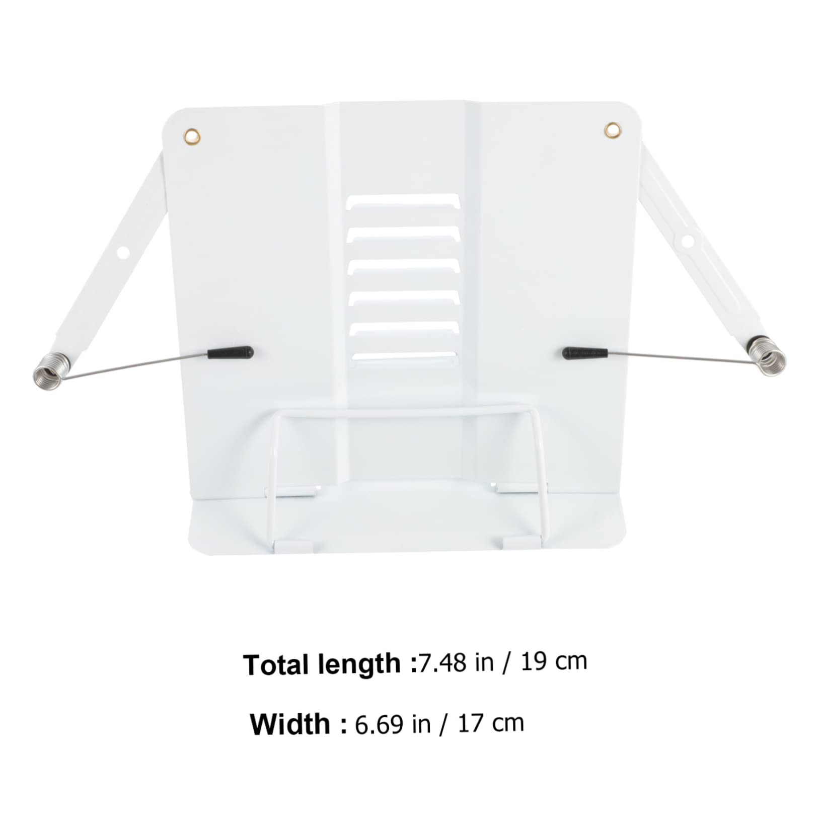 OSALADI 1Pc Adjustable Iron Book Stand Hands Reading Holder for Textbooks Tablets and Music Scores Household Reading Rack Ergonomic Design for Comfortable Viewing