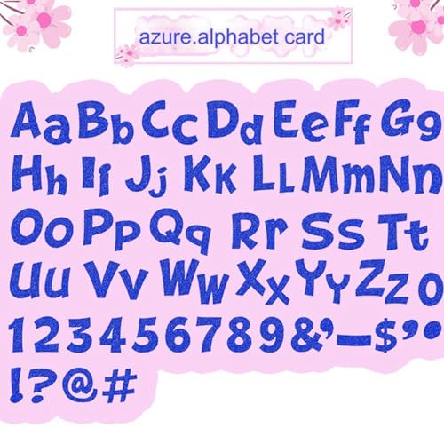 Numéros de classe et lettres de tableau d'affichage à paillettes - 6