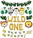 Wild One Birthday Decorations Kit| 1st Birthday Boy Decorations, First Birthday Decorations Girl | 1st Birthday Girl Decorations| First Birthday Decorations Boy, Wild one balloons