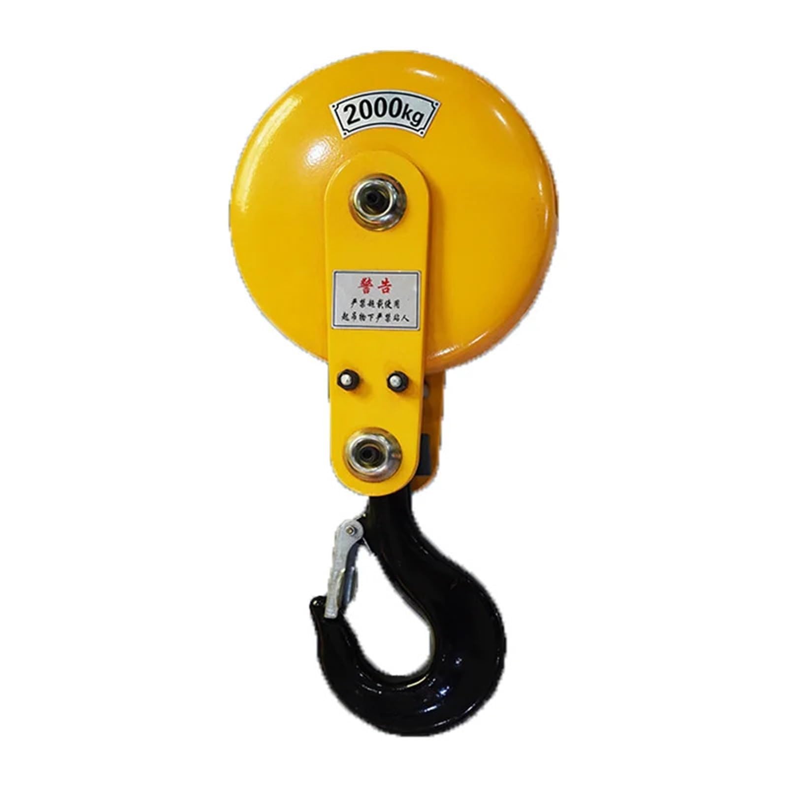 Argani elettrici Il gancio di sollevamento per la cinghia elettrica europea del cavo metallico paranco della gru con linguetta impedisce caduta Verricello elettrico(2000kg 1T)
