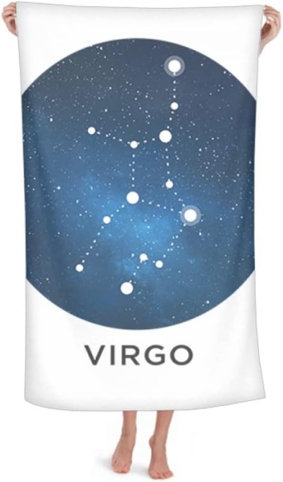 Virgo Constellation Zodiac Sign Throw Blanket Soft Warm Flannel