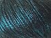 Rock Star, Teal Blue, Black, Metallic Shine, Soft Nylon Merino Wool Acrylic Blend Yarn, 50 Gram