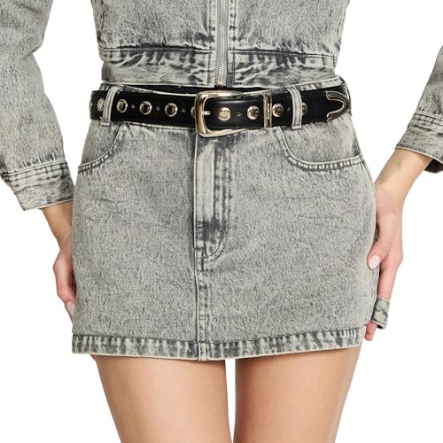 Steve Madden Women's Kingston Studded Pant Belt3