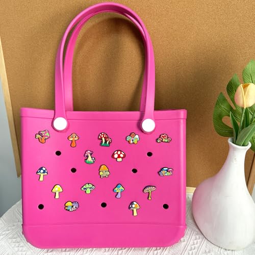 Accesorios para Bogg Bag, decoración hongo, 16 piezas miniatura 4