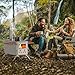 Wood Burning Sauna Hot Tent Stove, 2 in 1 Tent Wood Burning Stove with Chimney Pipe for Outdoor Camping Heating