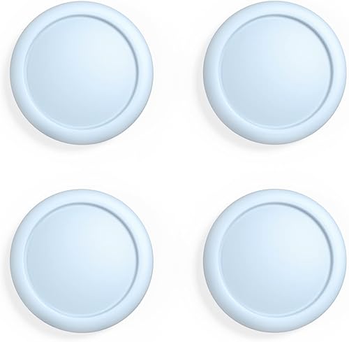 Vista 72 de eXtremeRate PlayVital - Tapas para joystick Switch Lite, tapa analógica de silicona para empuñaduras de pulgar OLED Joycon - Gris claro