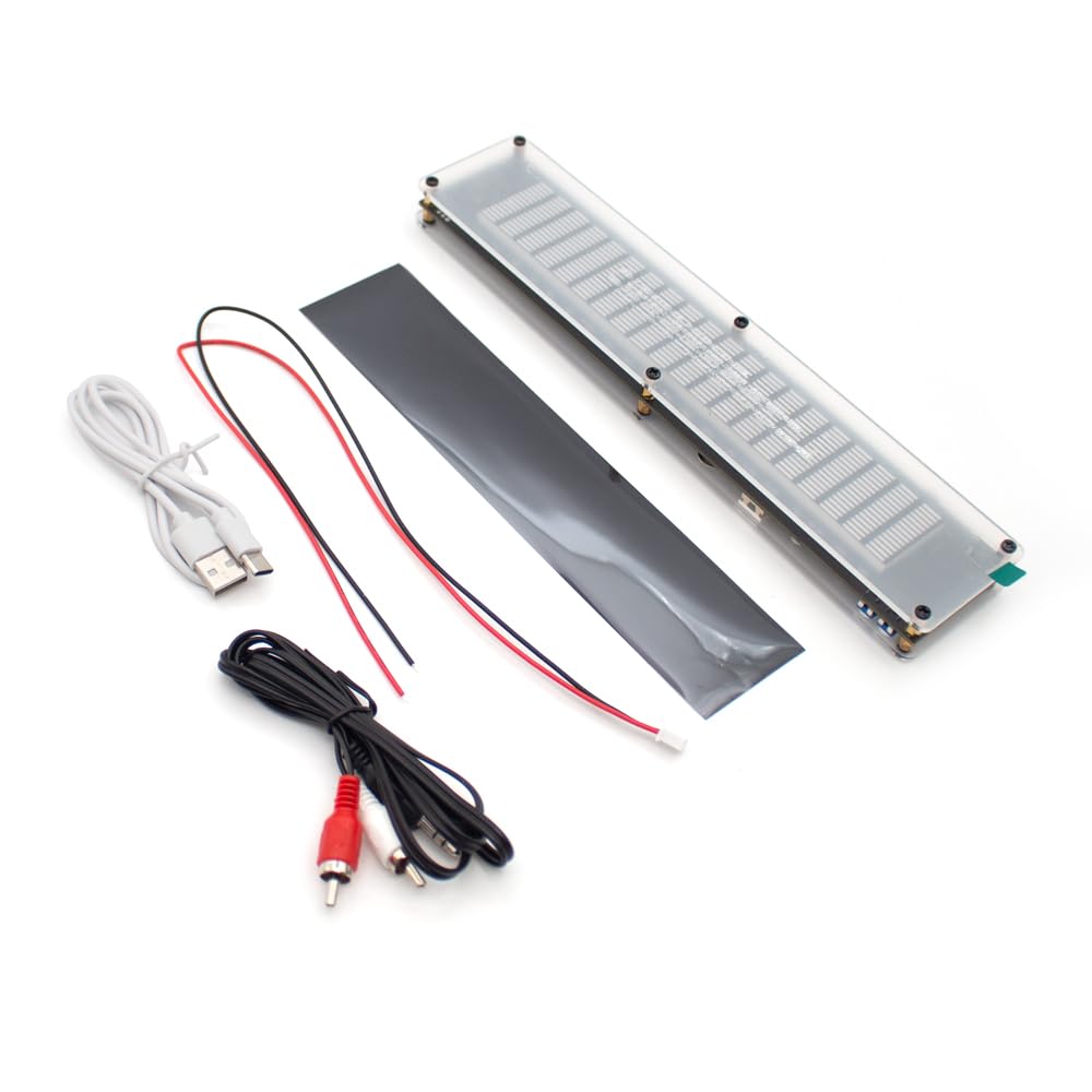 iDili LED2015 Music Spectrum Level Light Multi-Mode DSP Equalizer EQ Voice Pickup Color Acrylic Shell 50HZ-20KHZ (Without DSP)-image-6