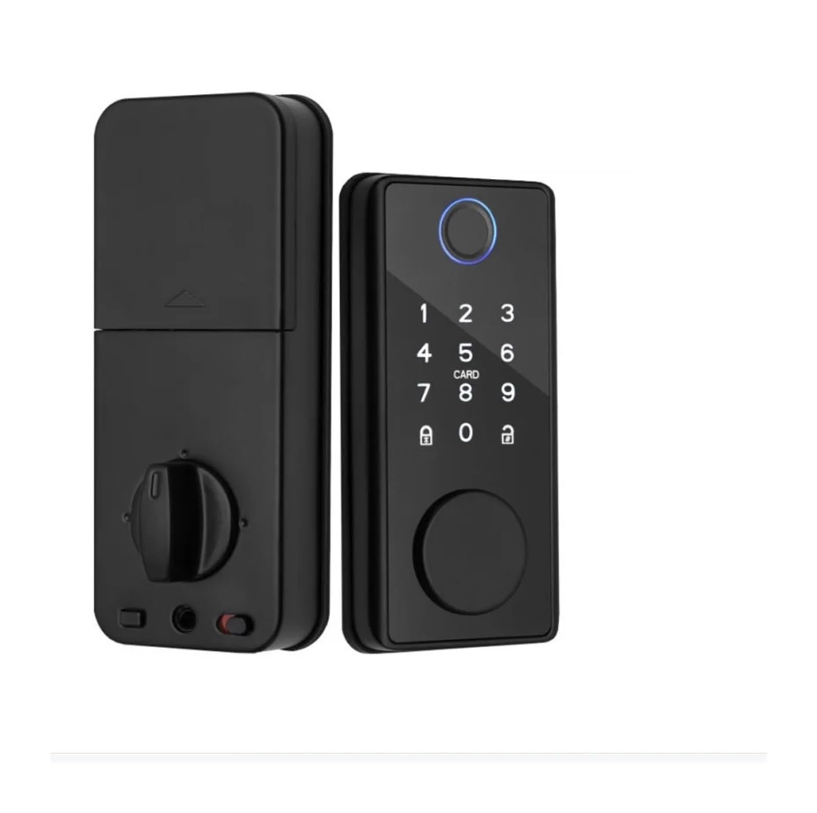 Inteligentny zamek do drzwi Tuya i Bluetooth: odcisk palca odblokowanie mobilne, bezkluczykowy dostęp, hasło/klucz,Większe bezpieczeństwo