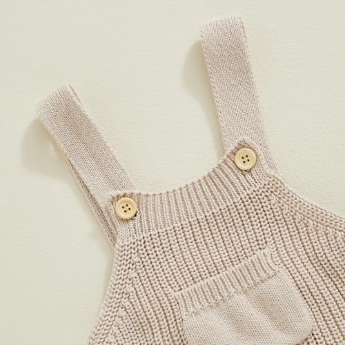Infant Baby Girl Boy Fall Winter Sweater Romper Pants Knit Jumpsuit Overall One Piece Outfit Clothes2