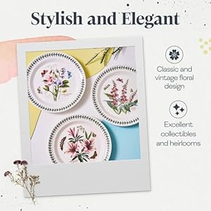 Portmeirion Botanic Garden 30-Piece Dinnerware Set - Nature-Inspired Floral Motifs - Dishwasher, Microwave, Freezer Safe Elegant Dining Plates, Bowls, Mugs - Fine Earthenware for Home Gatherings Portmeirion Botanic Garden 30 Piece Dinnerware Set Nature Inspired Floral Motifs Dishwasher Microwave Freezer Safe Elegant Dining Plates Bowls Mugs Fine Earthenware for Home Gatherings