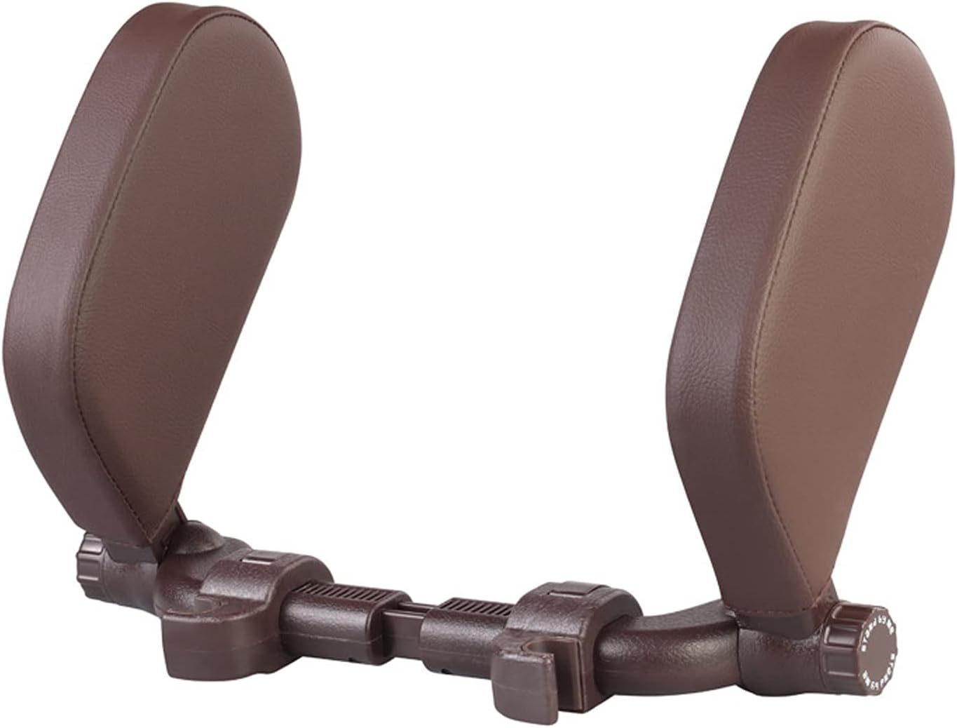 Mrduews 車のヘッドレストの枕 綿とpuの革の柔らかい頭のサポート