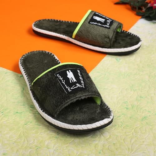 Image of Slides Cushioned & Comfortable Flip Flops for Men | everyday Comfort, Lightweight and Flexible