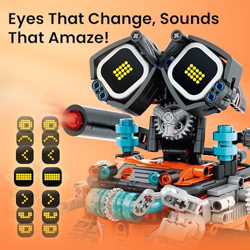 Image of Sillbird Robot Building Kit with Remote Control STEM Gift for Boy Ages 8-14
