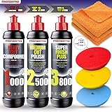 ✅menzerna Heavy Cut Compound 1000 Autopolitur Heavy Cut Compound 1000 von menzerna ist eine Pad-Politur zur schnellen Beseitigung von Schleifspuren. ✅menzerna Medium Cut Polish 2500 Autopolitur Medium Cut Polish 2500 von menzerna ist die glanzvolle Alternative zur Beseitigung von Schleifspuren. ✅menzerna Super Finish Plus 3800 Autopolitur Super Finish Plus 3800 von menzerna ist Show-Car Finish für maximalen Tiefenglanz