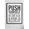 Gym Room Wall Decor | Motivational Posters for Office | Decor Inspirational Motivation | Sports Quotes | Wall Decal | A3-16.5"x11.7" no Frame